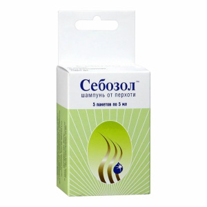 Себозол шампунь пак 5мл №5 Купить Себозол шампунь пак 5мл №5