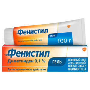 Фенистил гель 0,1% 100г Купить  Фенистил гель 0,1% 100г