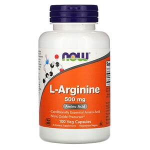 Now Foods L-Аргинин капс 630мг №100 Купить Now Foods L-Аргинин капс 630мг №100