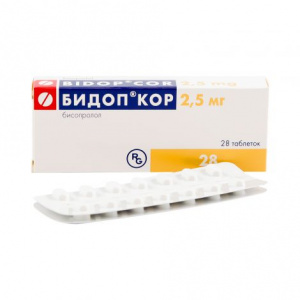 Бидоп Кор таб 2,5мг №28 Купить  Бидоп Кор таб 2,5мг №28