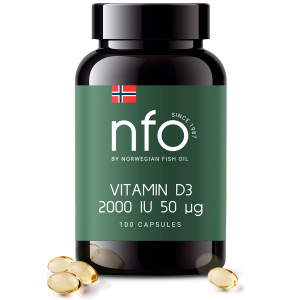 NFO Витамин D3 капс 2000МЕ №100 Купить NFO Витамин D3 капс 2000МЕ №100