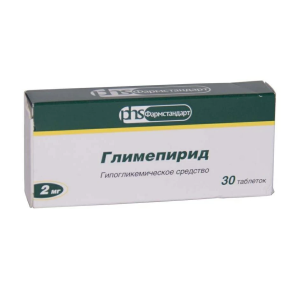 Глимепирид таб 2мг №30 Купить Глимепирид таб 2мг №30