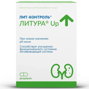 Лит-Контроль Литура Up капсулы №60 Купить  Лит-Контроль Литура Up капсулы №60