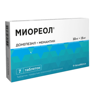 Миореол таб ппо 10мг+15мг №7 Купить  Миореол таб ппо 10мг+15мг №7