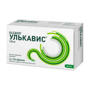 Улькавис таблетки ппо 120мг №56 Купить  Улькавис таблетки ппо 120мг №56