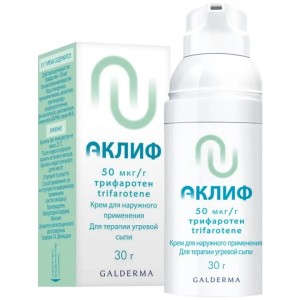 Аклиф крем д/наруж примен 50мкг/г фл 30г Купить  Аклиф крем д/наруж примен 50мкг/г фл 30г