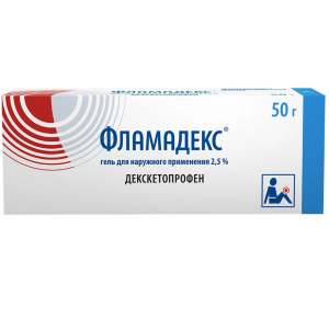 Фламадекс гель для наружного применения 2,5% 50г Купить Фламадекс гель для наружного применения 2,5% 50г