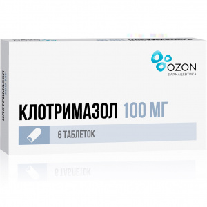 Клотримазол таблетки ваг 100мг №6 Купить  Клотримазол таблетки ваг 100мг №6