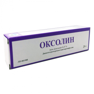 Оксолиновая мазь назальная 0,25% 25г Купить Оксолиновая мазь назальная 0,25% 25г
