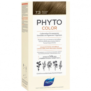 Phyto color №7.3 (золотистый блонд) краска для волос Купить Phyto color №7.3 (золотистый блонд) краска для волос