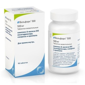 Вельфоро 500 таб жев 500мг №90 Купить Вельфоро 500 таб жев 500мг №90