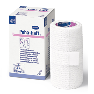 Бинт эласт Peha-Haft  4мX8см когезивный белый Купить  Бинт эласт Peha-Haft  4мX8см когезивный белый
