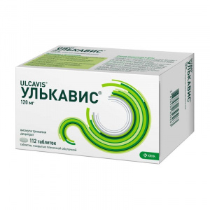 Улькавис таблетки ппо 120мг №112 Купить  Улькавис таблетки ппо 120мг №112