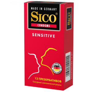 Sico Sensitive презервативы контурные 12 шт. Купить Sico Sensitive презервативы контурные 12 шт.