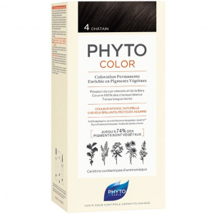 Phyto color №4 (шатен) краска для волос Купить Phyto color №4 (шатен) краска для волос