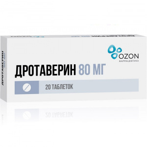 Дротаверин таблетки 80мг №20 Купить Дротаверин таблетки 80мг №20