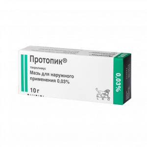 Протопик мазь д/наруж примен 0,03% 10г Купить  Протопик мазь д/наруж примен 0,03% 10г