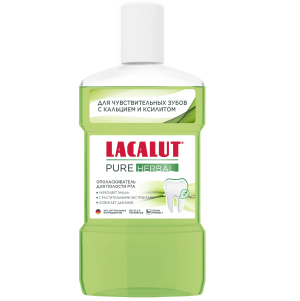 Lacalut Pure Herbal 475мл ополаскиватель для полости рта Купить  Lacalut Pure Herbal 475мл ополаскиватель для полости рта