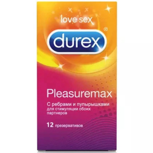 Durex Pleasuremax презервативы с ребрами и пупырышками 12 шт. Купить Durex Pleasuremax презервативы с ребрами и пупырышками 12 шт.