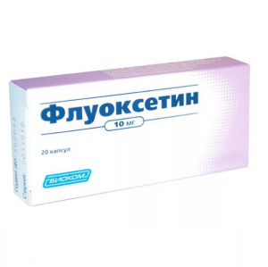 Флуоксетин капсулы 10мг №20 Купить  Флуоксетин капсулы 10мг №20