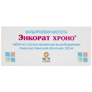 Энкорат Хроно таблетки ппо пролонг 300мг №30 Купить Энкорат Хроно таблетки ппо пролонг 300мг №30