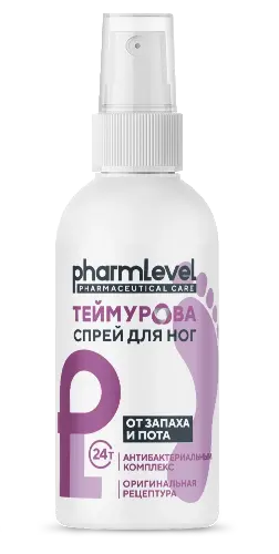 Теймурова, спрей для ног от запаха и пота 150г Купить  Теймурова, спрей для ног от запаха и пота 150г
