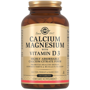Solgar кальций-магний с D3 тбл.№150 Купить  Solgar кальций-магний с D3 тбл.№150