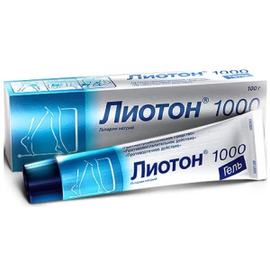 Лиотон 1000 гель для наружного применения 100г Купить  Лиотон 1000 гель для наружного применения 100г
