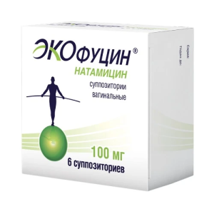 Экофуцин 100 мг 6 шт суппозитории вагинальные Купить Экофуцин 100 мг 6 шт суппозитории вагинальные