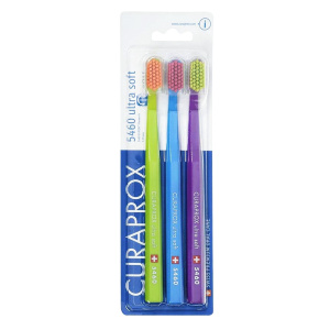 Curaproxs Ультрасофт з/щетка Арт.CS5460/3 №3 салатовая синия фиолет Купить Curaproxs Ультрасофт з/щетка Арт.CS5460/3 №3 салатовая синия фиолет
