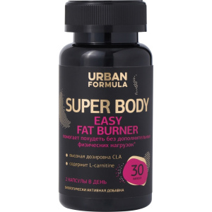 Urban Formula Easy Fat Burner L-Карнитин Зеленый чай 30 шт капсулы Купить Urban Formula Easy Fat Burner L-Карнитин Зеленый чай 30 шт капсулы