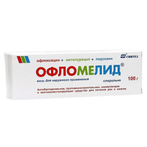 Офломелид мазь д/наруж примен 100г Купить  Офломелид мазь д/наруж примен 100г