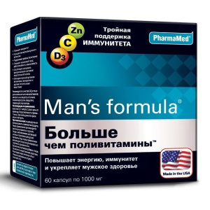 Man's formula Больше чем поливитамины капс №60 Купить Man's formula Больше чем поливитамины капс №60