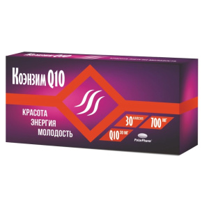 Коэнзим Q-10 капс №30 красота и молодость Купить Коэнзим Q-10 капс №30 красота и молодость