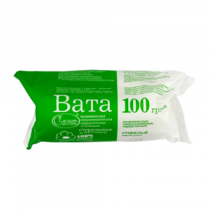 Вата хирург  100г стерил Купить  Вата хирург  100г стерил