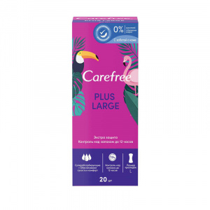 Carefree Large прокладки ежедн №20 плюс Купить Carefree Large прокладки ежедн №20 плюс