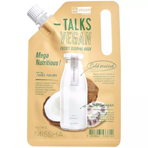 Missha Talks Vegan Squeeze Mega Nutritions 10 г маска для лица энерджайзер с экстрактом нони и кокоса Купить Missha Talks Vegan Squeeze Mega Nutritions 10 г маска для лица энерджайзер с экстрактом нони и кокоса