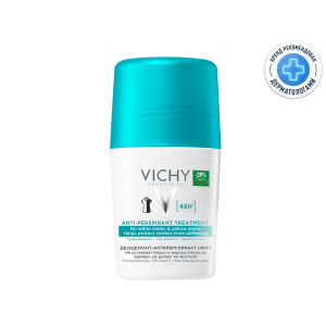 Vichy дезодорант шариковый Антиперспирант 48 ч против белых и желтых пятен, 50мл Купить Vichy дезодорант шариковый Антиперспирант 48 ч против белых и желтых пятен, 50мл
