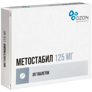 Метостабил таб ппо 125мг №30 Купить  Метостабил таб ппо 125мг №30