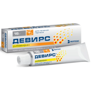 Девирс крем д/наруж 7,5% туб 15г Купить Девирс крем д/наруж 7,5% туб 15г