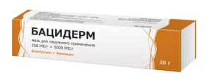 Бацидерм 20 г мазь для наружного применения Купить  Бацидерм 20 г мазь для наружного применения