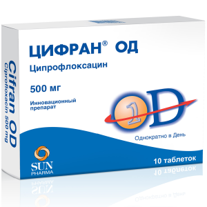 Цифран ОД таблетки по пролонг 500мг №10 Купить Цифран ОД таблетки по пролонг 500мг №10