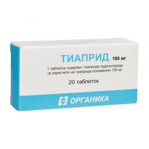 Тиаприд таблетки 100мг №20 Купить  Тиаприд таблетки 100мг №20