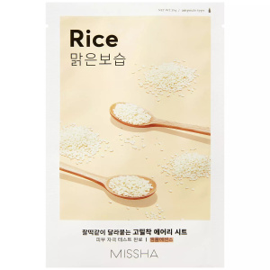 Missha Airy Fit 19 г маска для лица для огрубевшей толстой кожи с экстрактом риса освежающая Купить Missha Airy Fit 19 г маска для лица для огрубевшей толстой кожи с экстрактом риса освежающая