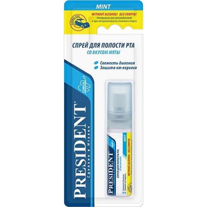 PresiDent спрей для полости рта 20мл мята Купить  PresiDent спрей для полости рта 20мл мята