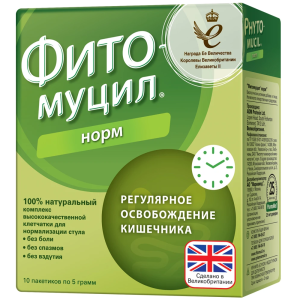 Фитомуцил Норм порошок для внутренего применения 5г ,10 шт Купить Фитомуцил Норм порошок для внутренего применения 5г ,10 шт
