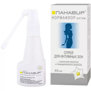Панавир Интим  спрей 40г нормафлор Купить  Панавир Интим  спрей 40г нормафлор
