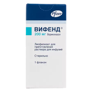 Вифенд лиофил д/р-ра д/инф 200мг фл №1 Купить Вифенд лиофил д/р-ра д/инф 200мг фл №1