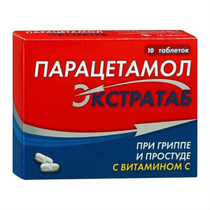 Парацетамол Экстра таб 500мг+150мг №10 Купить Парацетамол Экстра таб 500мг+150мг №10