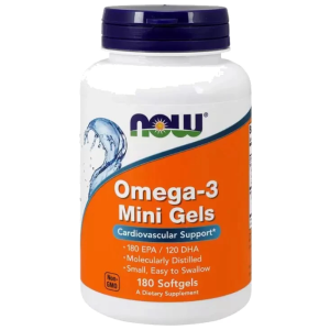 Now Omega-3 Mini Gels Омега-3 Мини гелевые капсулы, 180 шт. Купить Now Omega-3 Mini Gels Омега-3 Мини гелевые капсулы, 180 шт.